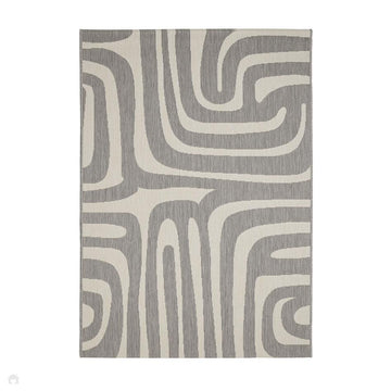 County Zebra Grey In-Outdoor Flatweave Rug-Melrose-Rug Love - The Most Loved Rug Store